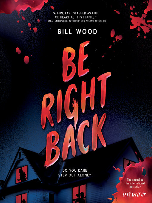 Title details for Be Right Back by Bill Wood - Wait list